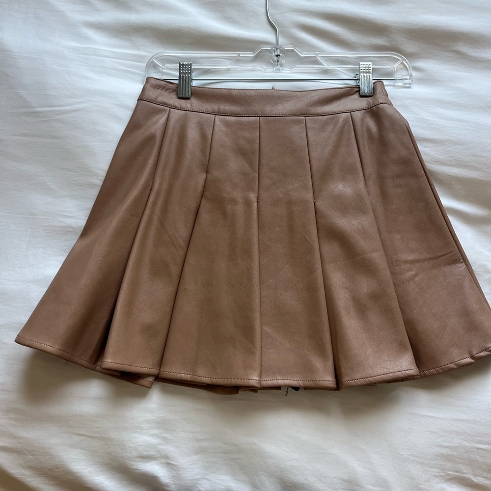 Leather skirt